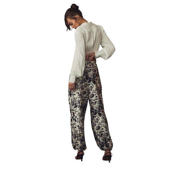 Anthropologie Maeve Silky Parachute Pants - Picture 2 of 15